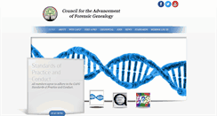 Desktop Screenshot of forensicgenealogists.org